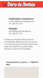Mobile Screenshot of diariodoalentejo.pt